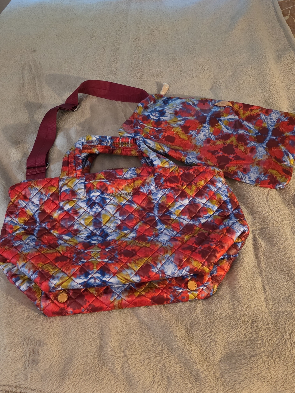 Small Metro Tote Deluxe In Prism Rec